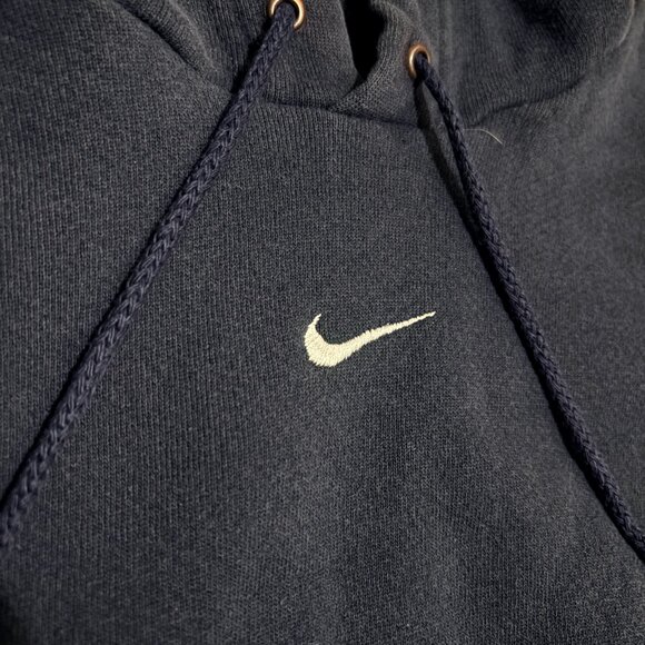 Nike Vintage Y2K Retro Center Swoosh Silver Tag Hoodie - Picture 3 of 5